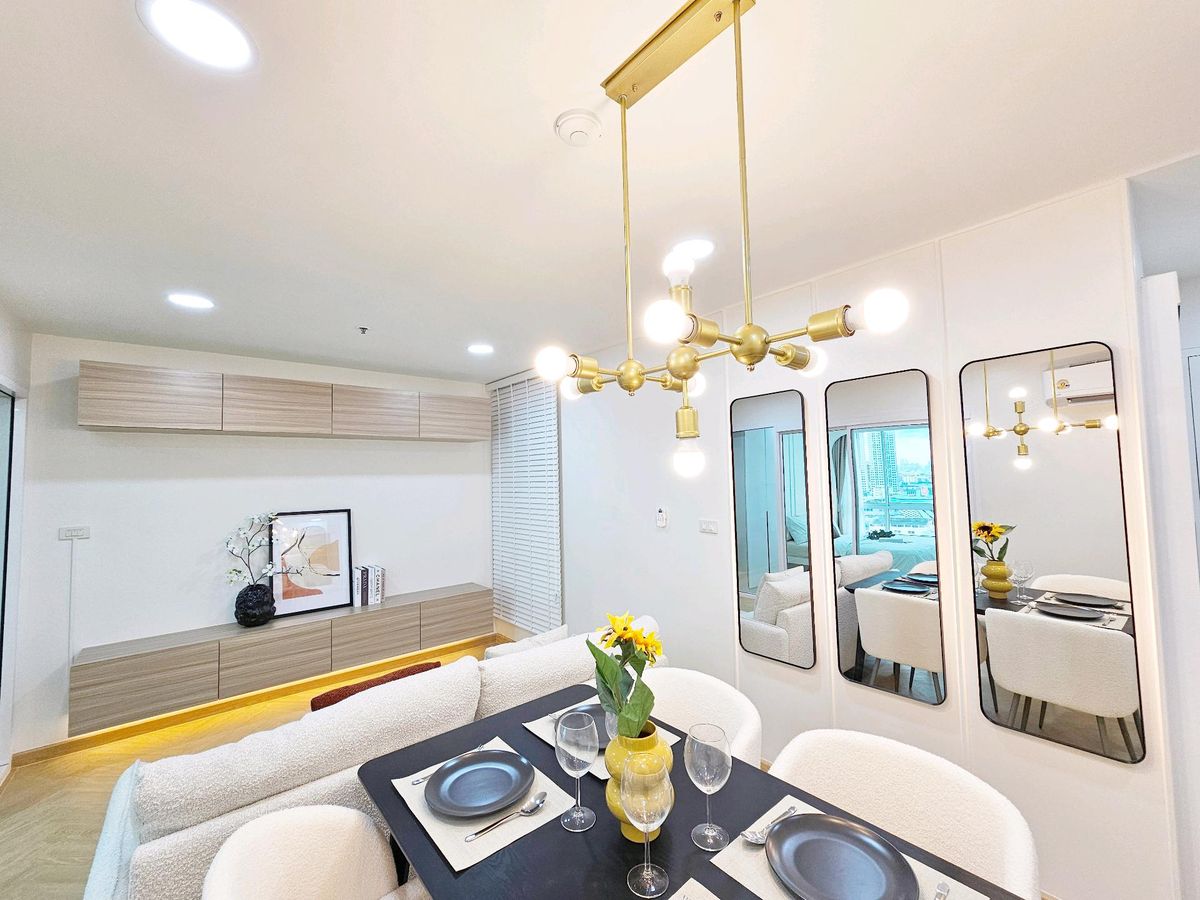 For SaleCondoSeri Thai, Ramkhamhaeng Nida : The highest Ramkhamhaeng condo in Ramkhamhaeng area, watching panoramic views Surrounded by facilities Go to work or study comfortably near the MRT, 400 meters in the MRT.