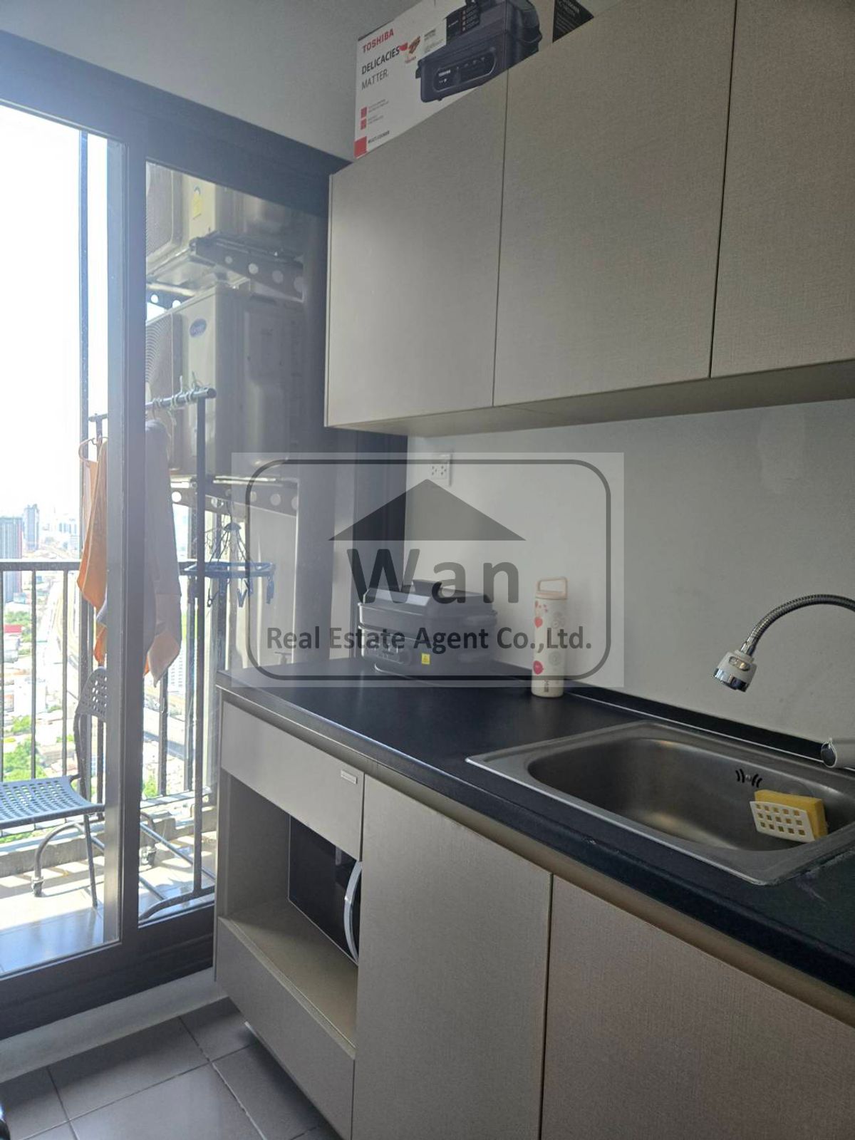 For SaleCondoRattanathibet, Sanambinna : Urgent sale The Politan Rive, Floor 53, Size 24.5 sq.m., cheap price