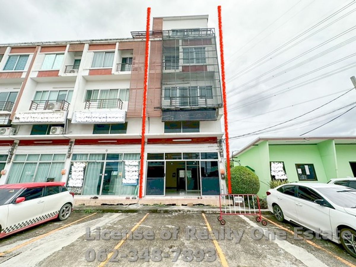 ให้เช่าอาคารพาณิชย์พระราม 2 บางขุนเทียน : ให้เช่า อาคารพาณิชย์ 3.5 ชั้น หลังมุม ติดถนนเมน หมู่บ้านประชาสุข เลคแอนด์มอลล์ แสมดำ พระราม 2 บางขุนเทียน