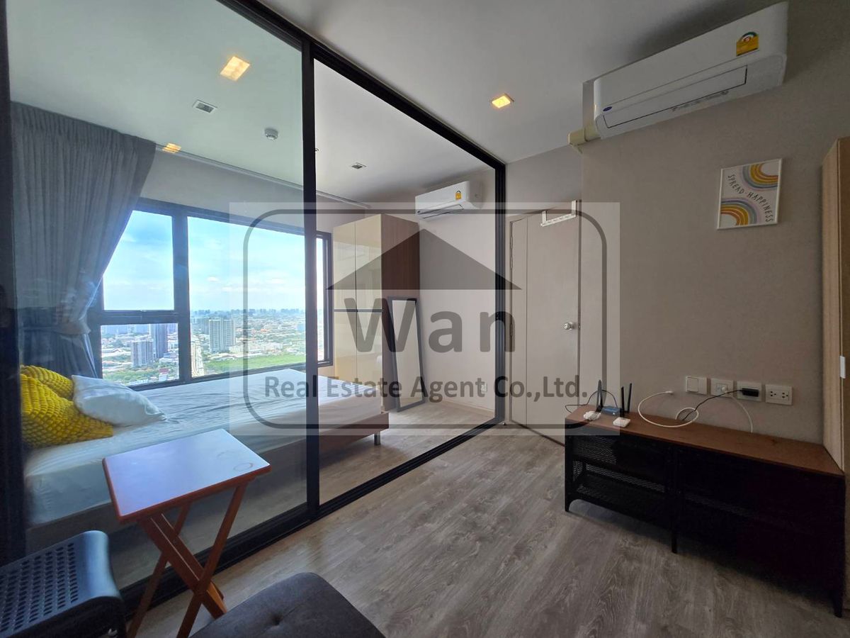 For SaleCondoRattanathibet, Sanambinna : Urgent sale The Politan Rive, Floor 53, Size 24.5 sq.m., cheap price