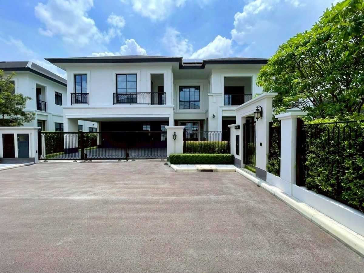 ให้เช่าบ้านนวมินทร์ รามอินทรา : ให้เช่าบ้าน The Palm Residences วัชรพล แปลง 15 เนื้อที่ 100.9 ตารางวา 4 ห้องนอน ถนนวัชรพล แขวงท่าแร้ง เขตบางเขน กรุงเทพมหานคร 