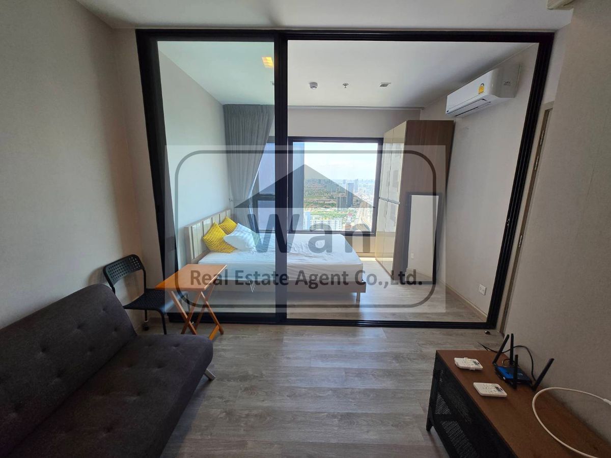 For SaleCondoRattanathibet, Sanambinna : Urgent sale The Politan Rive, Floor 53, Size 24.5 sq.m., cheap price