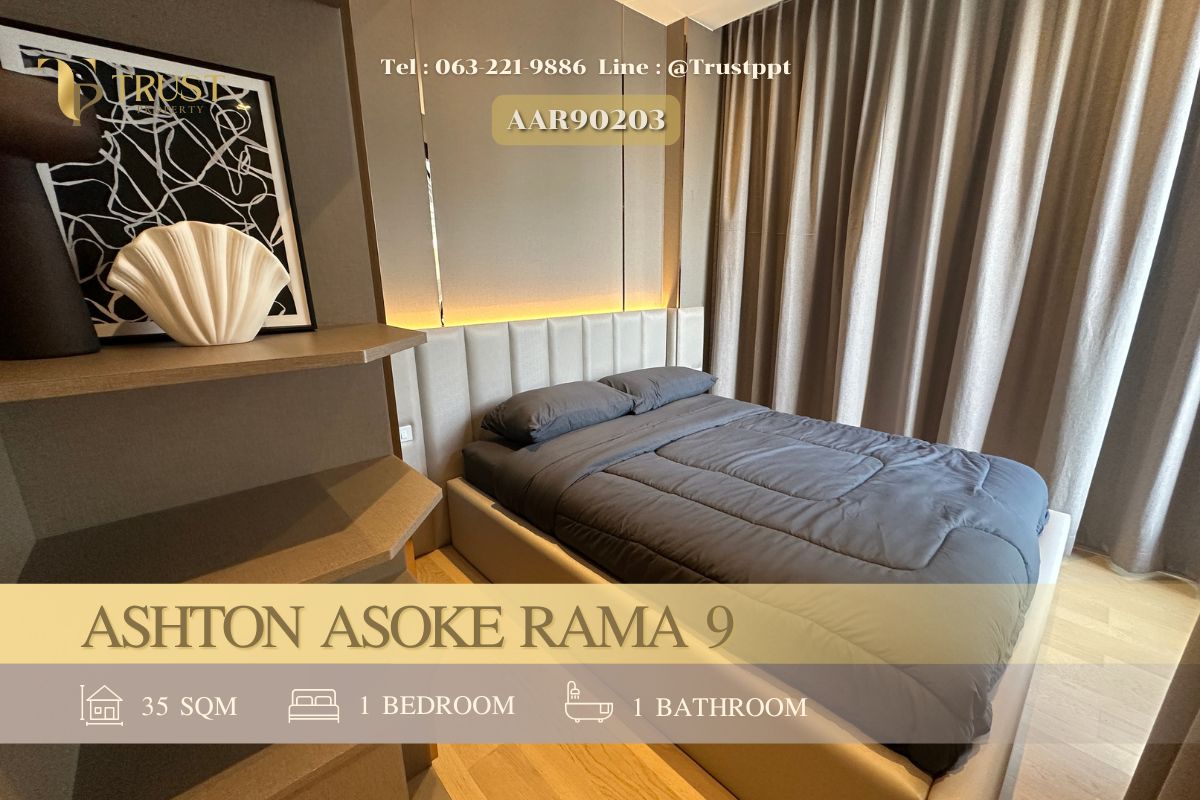 For RentCondoRama9, Petchburi, RCA : For rent 🍀ASHTON Asoke Rama 9 🍀 Beautiful room, well decorated Free ready to move in ✨