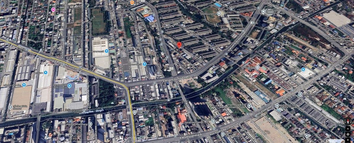 For RentLandNawamin, Ramindra : Land rental with buildings Near the yellow line Near the Mall Bangkapi, Soi Nawit 4