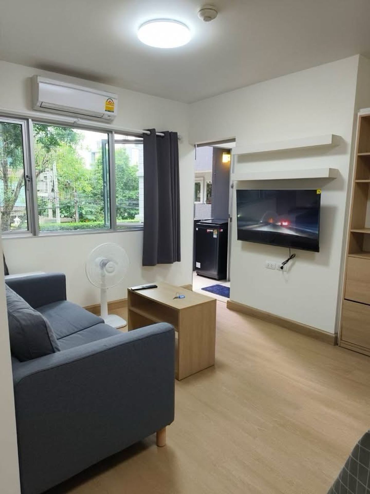 For RentCondoOnnut, Udomsuk : 📍 Rent MY CONDO Sukhumvit 81, only 3 minutes walk (250m) BTS On Nut 🔹15,000 baht/month 🛏️ 1 bedroom, 1 bathroom 35 sq.m.