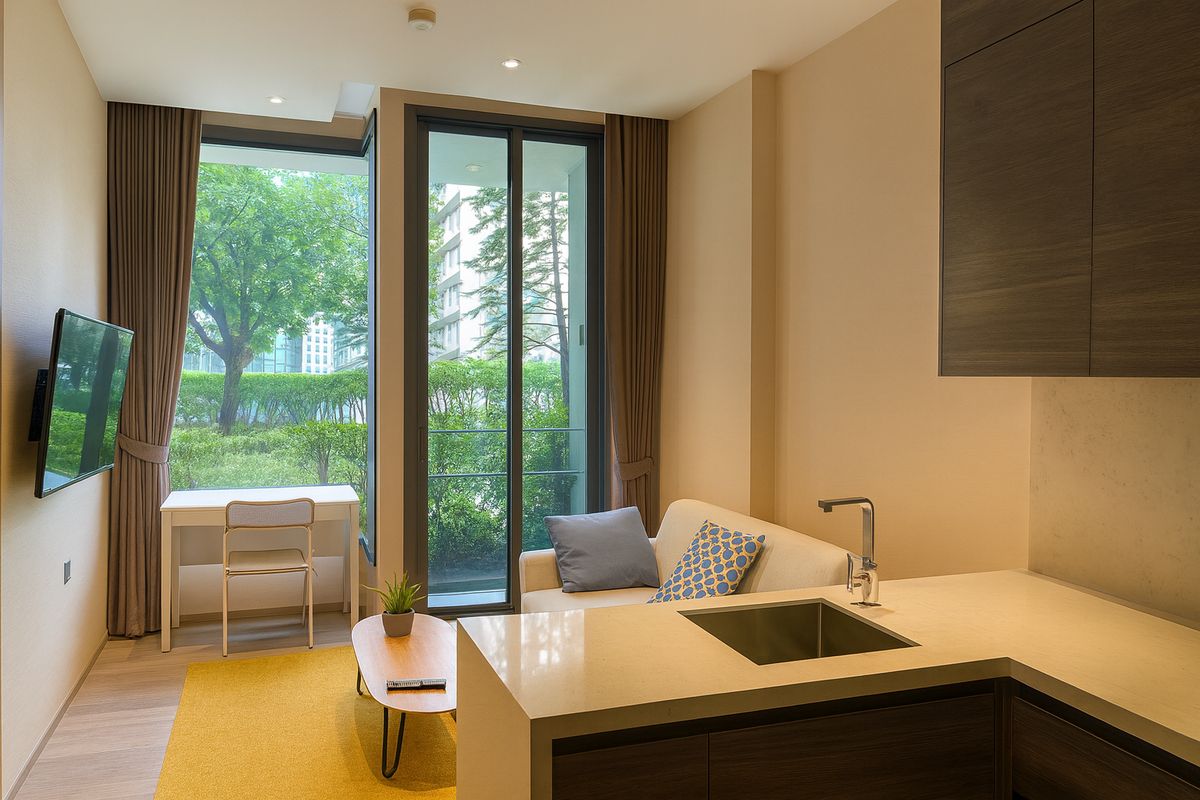 ขายคอนโดสุขุมวิท อโศก ทองหล่อ : 🚨 Rare Unit Alert by SINGHA ESTATE 🚨  The Esse Asoke ชั้น 10 วิวสวนยุโรปสุดโรแมนติก 