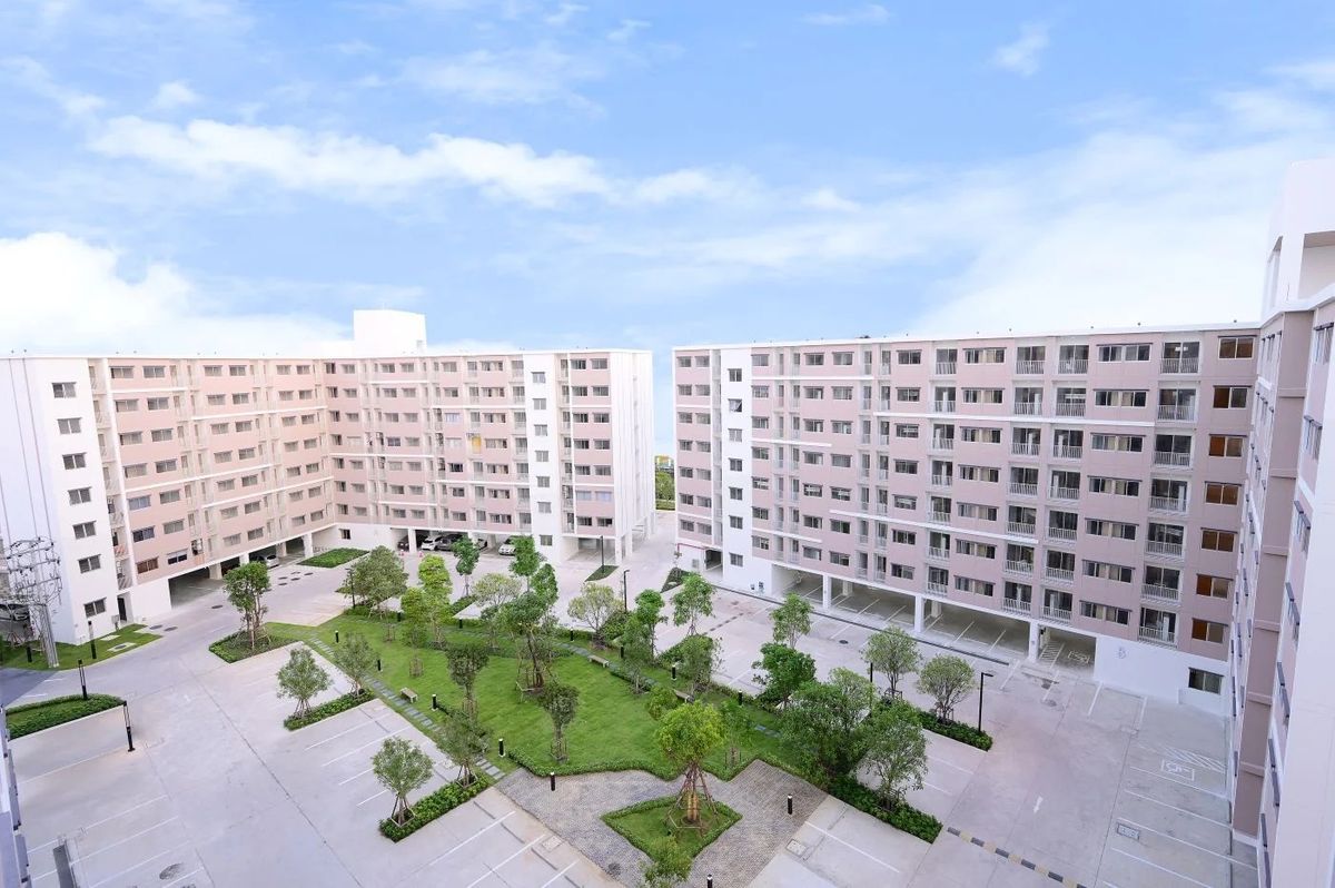 For RentCondoNonthaburi, Bang Yai, Bangbuathong : 🔥Urgent for rent, new room ready to move in, Senakit Rattanathibet - Bang Bua Thong, rent 6,500 baht/month, accepting both Thais and foreigners (with 1 year rental contract)