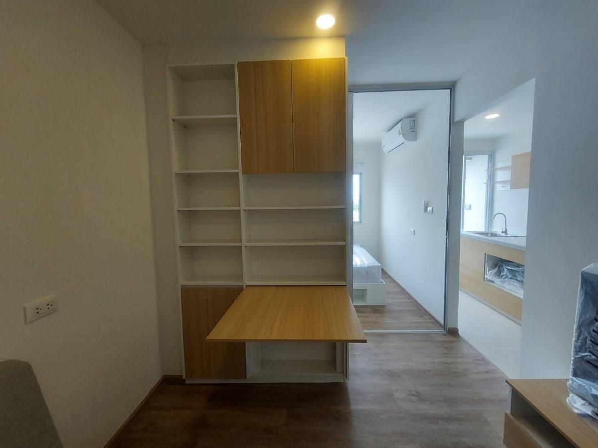 For RentCondoNonthaburi, Bang Yai, Bangbuathong : 🔥Urgent for rent, new room ready to move in, Senakit Rattanathibet - Bang Bua Thong, rent 6,500 baht/month, accepting both Thais and foreigners (with 1 year rental contract)