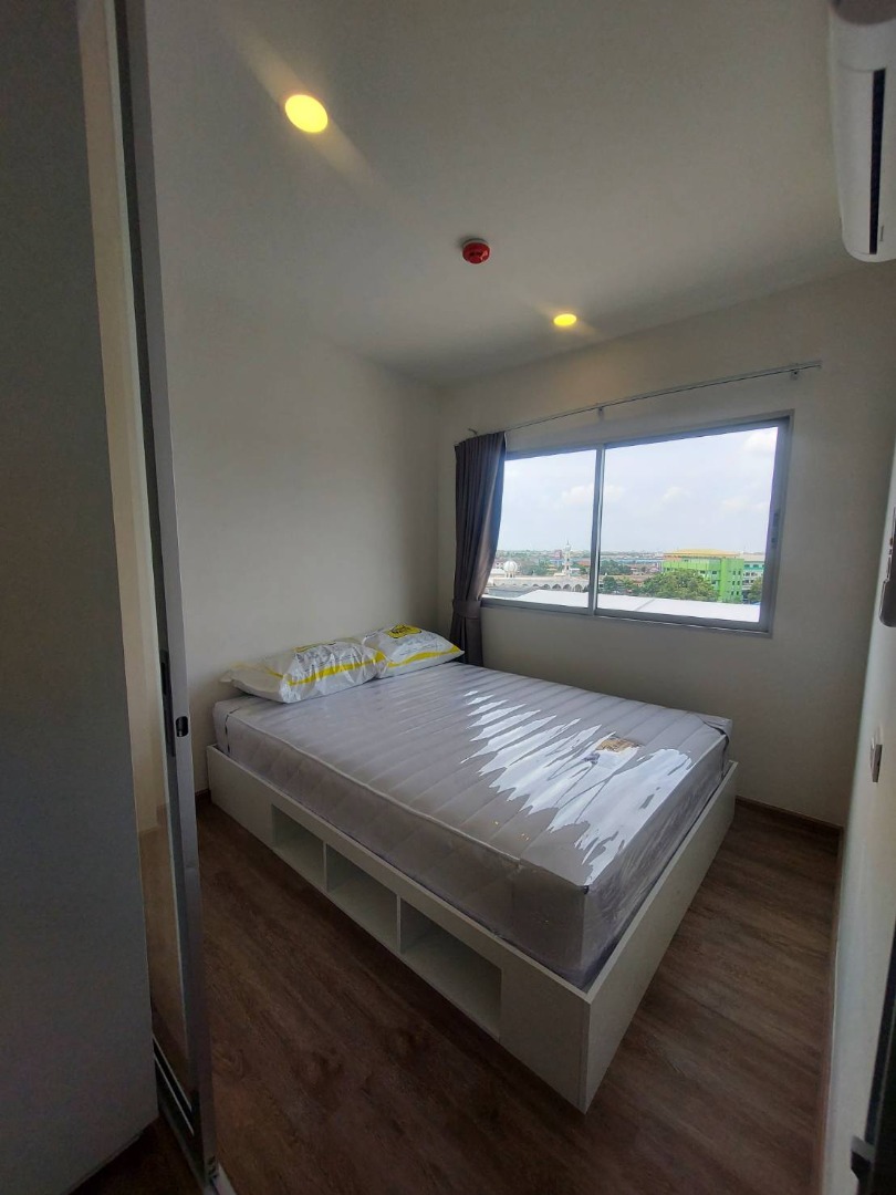 For RentCondoNonthaburi, Bang Yai, Bangbuathong : 🔥Urgent for rent, new room ready to move in, Senakit Rattanathibet - Bang Bua Thong, rent 6,500 baht/month, accepting both Thais and foreigners (with 1 year rental contract)