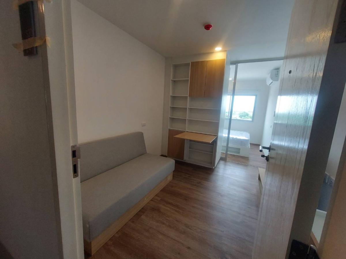 For RentCondoNonthaburi, Bang Yai, Bangbuathong : 🔥Urgent for rent, new room ready to move in, Senakit Rattanathibet - Bang Bua Thong, rent 6,500 baht/month, accepting both Thais and foreigners (with 1 year rental contract)