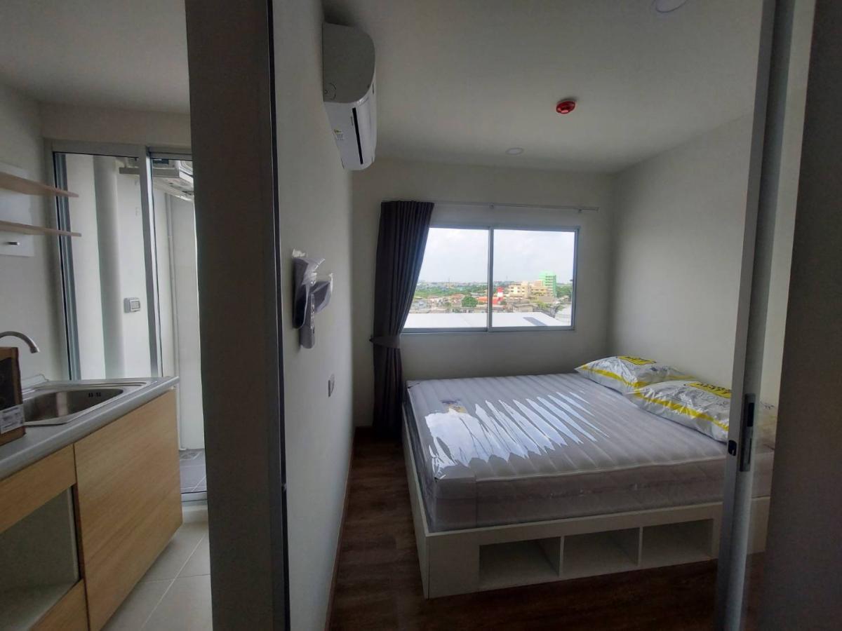 For RentCondoNonthaburi, Bang Yai, Bangbuathong : 🔥Urgent for rent, new room ready to move in, Senakit Rattanathibet - Bang Bua Thong, rent 6,500 baht/month, accepting both Thais and foreigners (with 1 year rental contract)