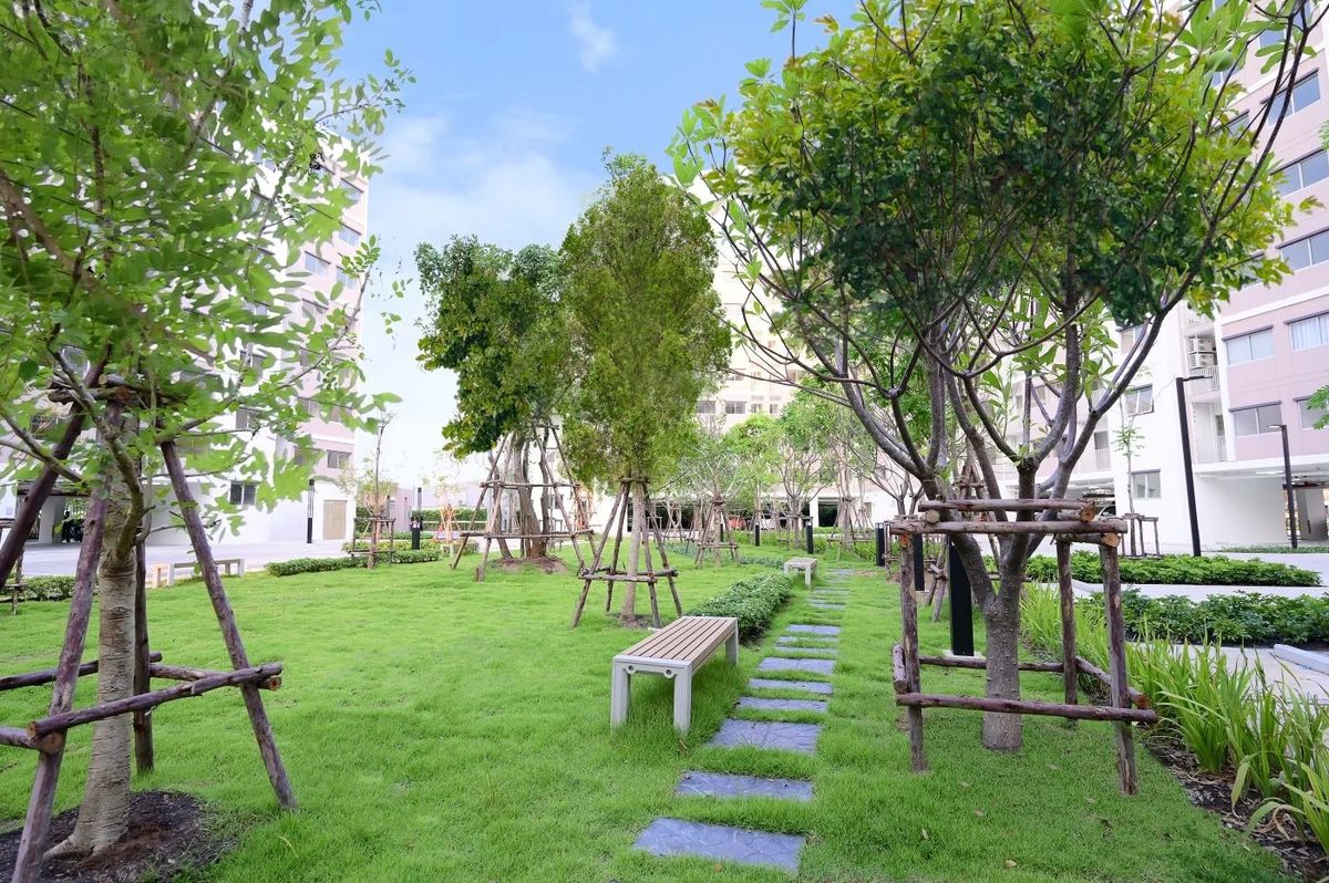 For RentCondoNonthaburi, Bang Yai, Bangbuathong : 🔥Urgent for rent, new room ready to move in, Senakit Rattanathibet - Bang Bua Thong, rent 6,500 baht/month, accepting both Thais and foreigners (with 1 year rental contract)