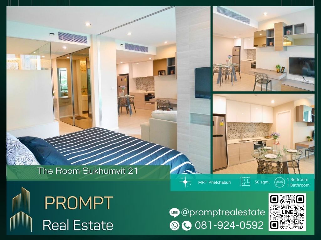 ให้เช่าคอนโดสุขุมวิท อโศก ทองหล่อ : ST12682 - The Room Sukhumvit 21 :  เดอะ รูม สุขุมวิท 21 - MRT Phetchaburi / MRT Sukhumvit / BTS Nana / BTS Asoke