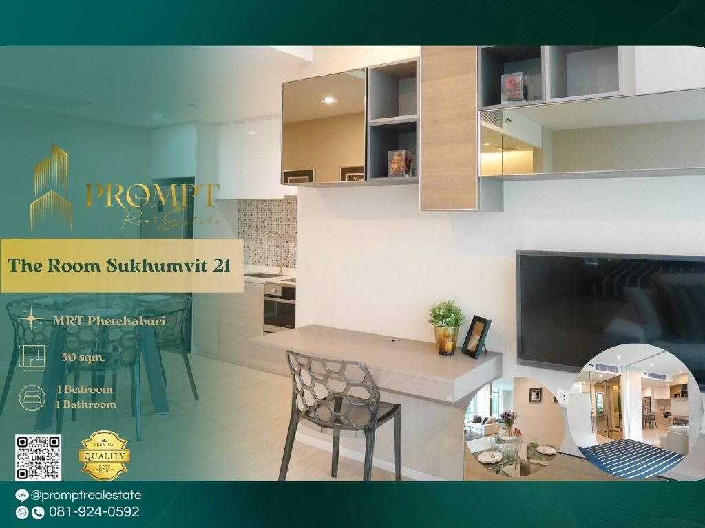ให้เช่าคอนโดสุขุมวิท อโศก ทองหล่อ : ST12682 - The Room Sukhumvit 21 :  เดอะ รูม สุขุมวิท 21 - MRT Phetchaburi / MRT Sukhumvit / BTS Nana / BTS Asoke