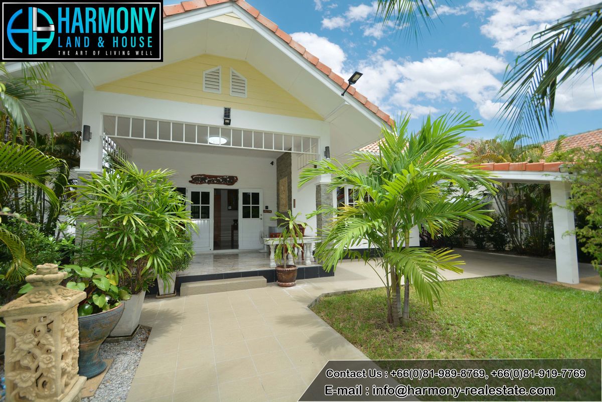 For SaleHouseCha-am Phetchaburi : Detached house, good atmosphere With complete facilities