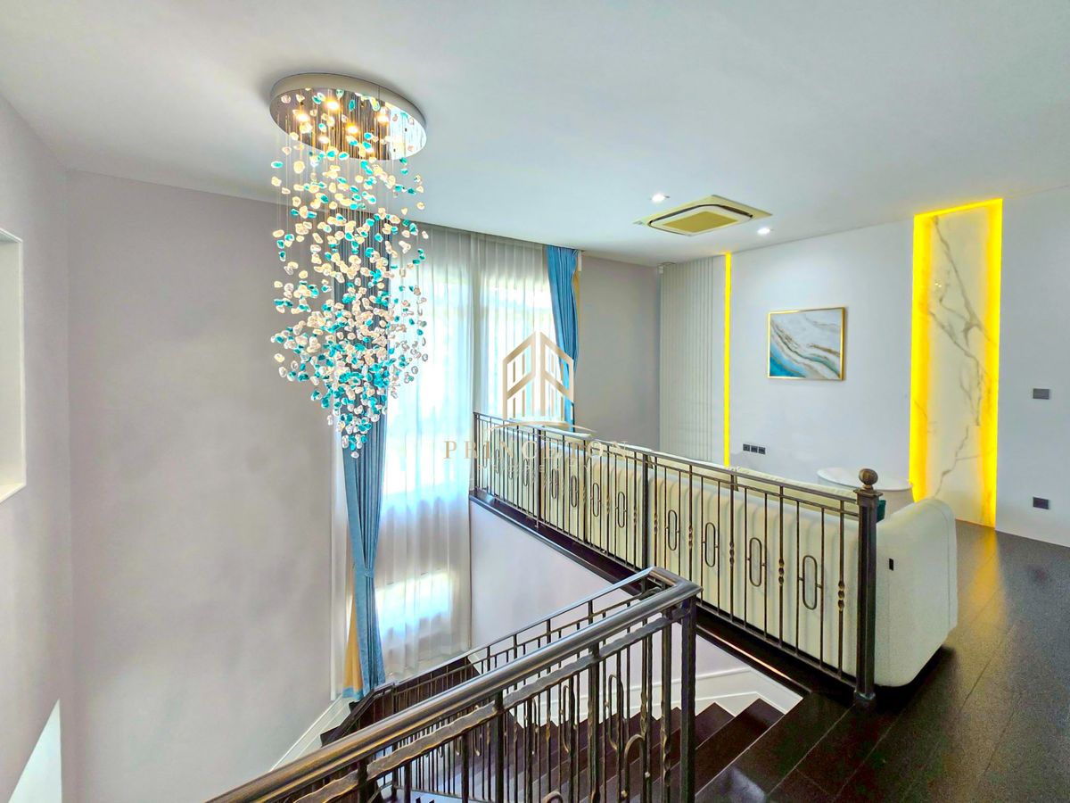 ขายบ้านบางนา แบริ่ง ลาซาล : ขายบ้านเดี่ยว นันทวัน บางนา กม.7 บ้าน size L หน้าสวน 📞092-4252445 Nantawan Bangna Km.7