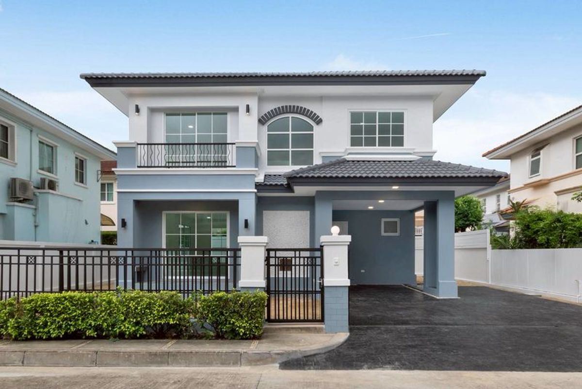ขายบ้านพระราม 5 ราชพฤกษ์ บางกรวย : ขาย!!  🏡บ้านเดี่ยว รีโนเวทใหม่  มัณฑนา ราชพฤกษ์  (หลังใหญ่ ติดถนนราชพฤกษ์)💕💕💕