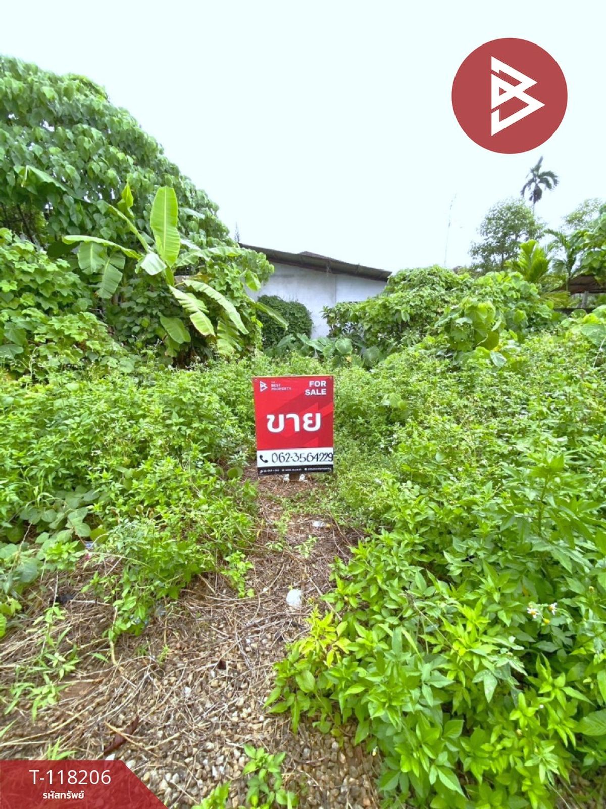 For SaleLandKrabi : Land for sale in an area of 39.3 square wah, Chan Khankun Road, Krabi City, Krabi