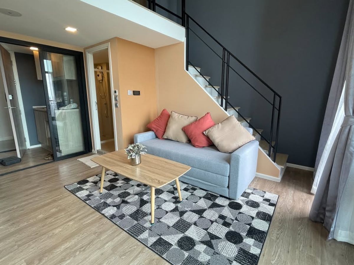 For RentCondoOnnut, Udomsuk : (For Rent) Modiz Sukhumvit 50 Duplex corner rooms, river views near BTS On Nut