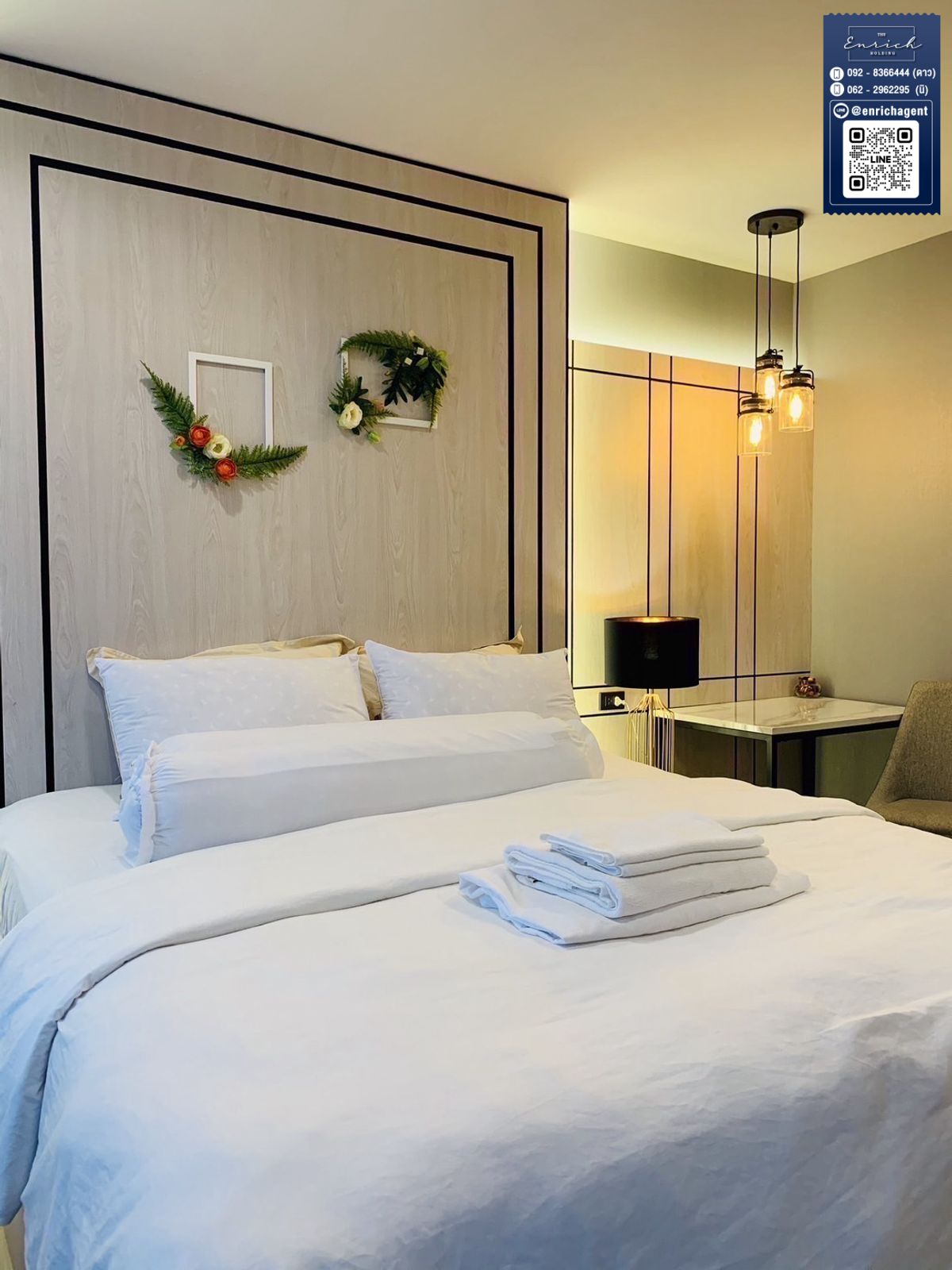 For RentCondoWitthayu, Chidlom, Langsuan, Ploenchit : 💙 For rent, Life One Wireless, beautiful room, convenient to travel, ready to be in BTS Ploenchit 💙 Tel. 062-2962295 Ni // Line ID: @enrichagent