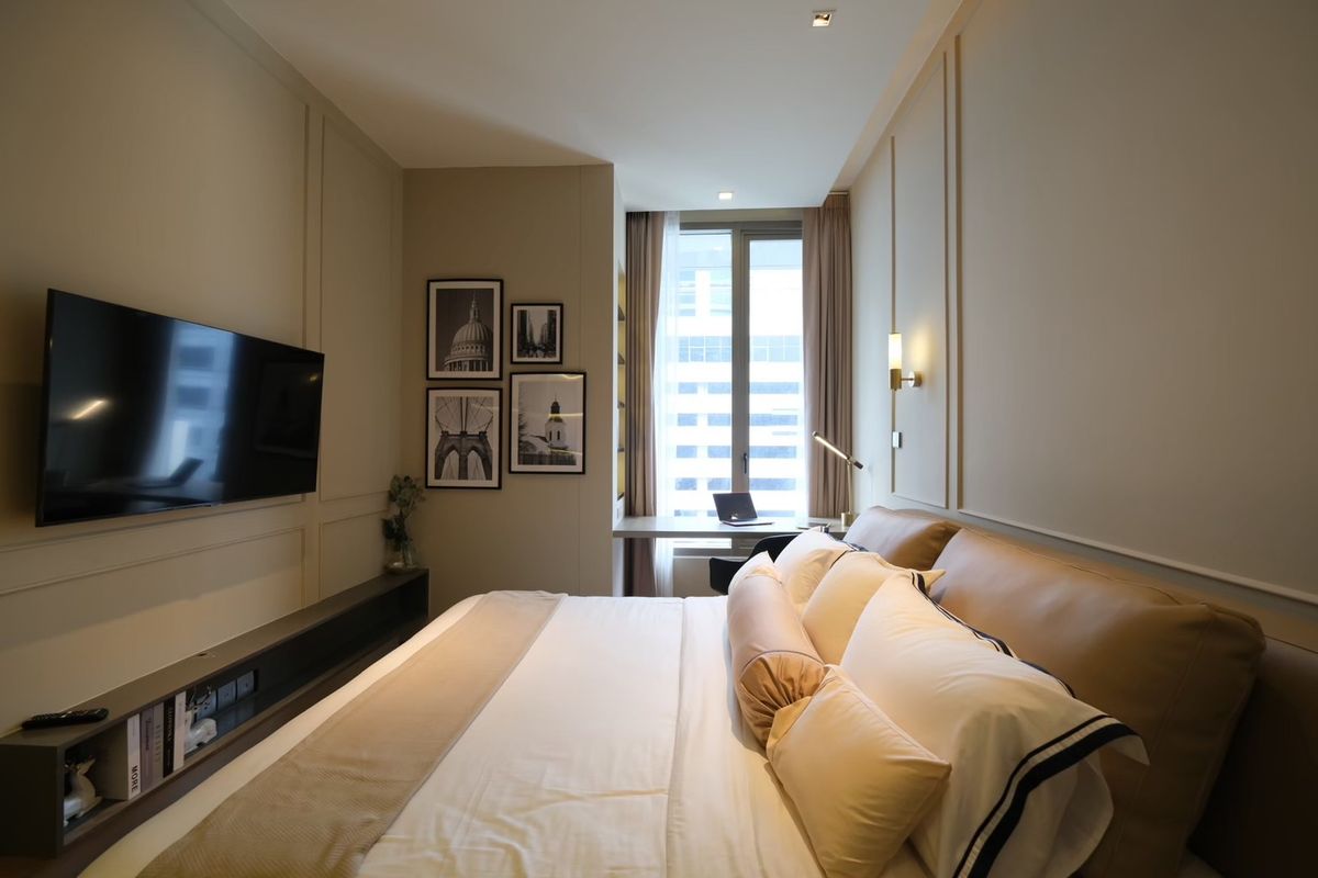 ให้เช่าคอนโดสีลม ศาลาแดง บางรัก : [ Rent ] Saladaeng One 1bed 50sqm 50,000