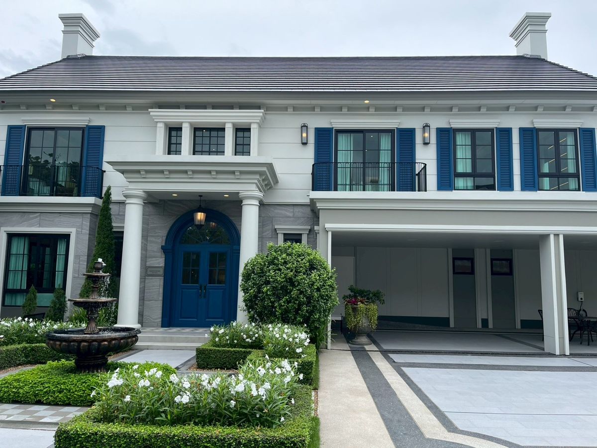 ขายบ้านพัฒนาการ ศรีนครินทร์ : 🏠 บ้านตัวอย่าง  Narinsiri Rama 9 - Krungthep Kreetha แปลงที่: 168/58 | แบบบ้าน: Berkshire | ขนาดบ้าน: 430 ตร.ม. | ที่ดิน: 136 ตร.วา