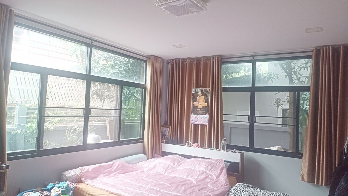 For SaleLandRamkhamhaeng, Hua Mak : Single house, ready to move in, 100 sq m., Nawamin 24, well decorated