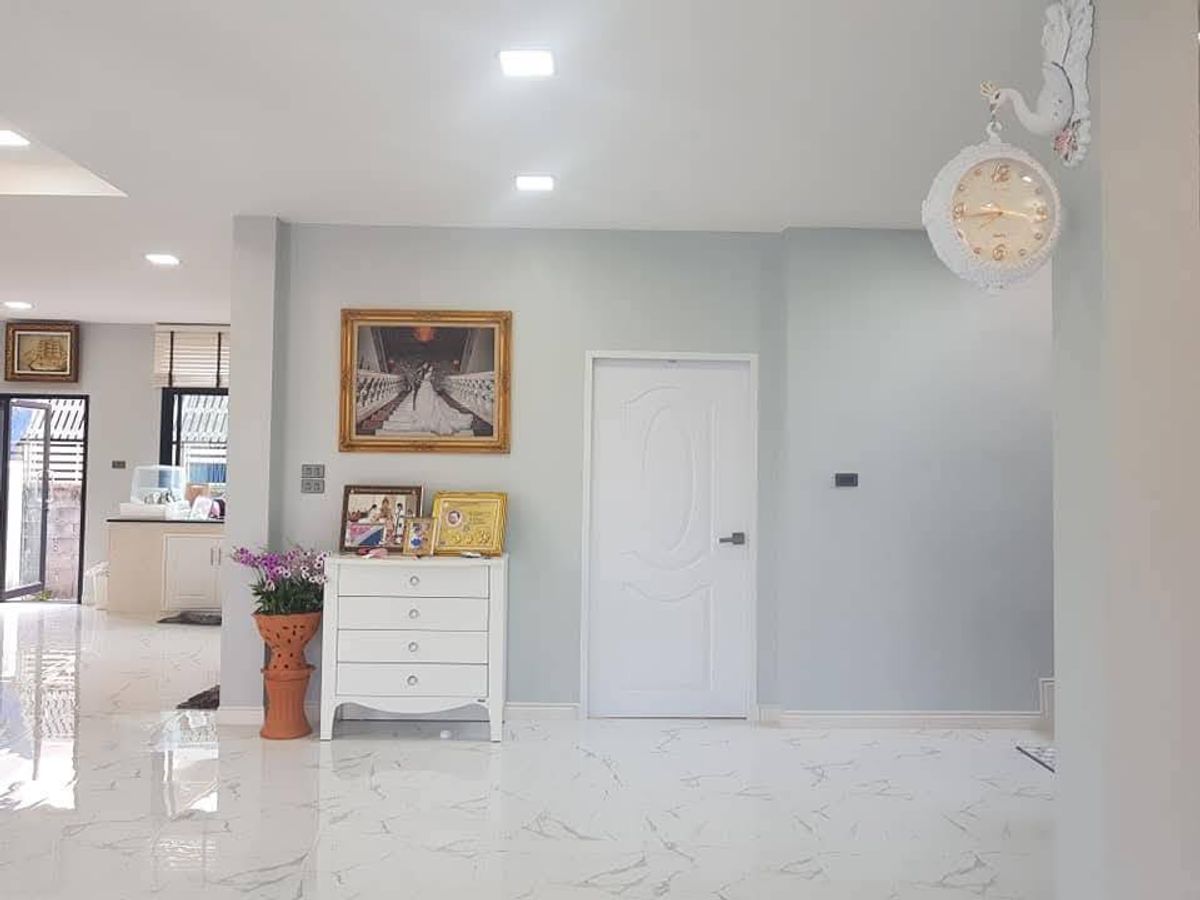 For SaleLandRamkhamhaeng, Hua Mak : Single house, ready to move in, 100 sq m., Nawamin 24, well decorated