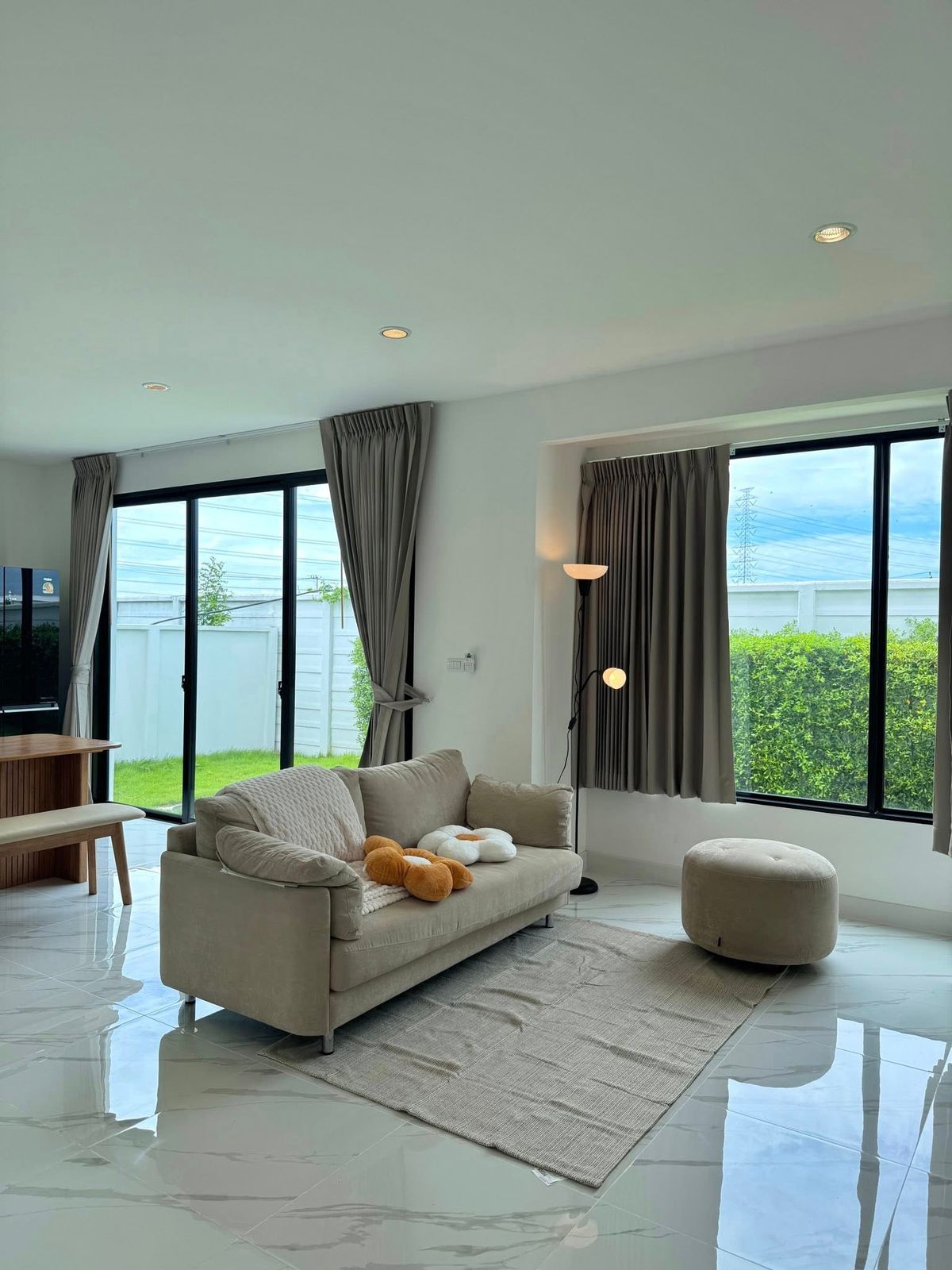 ให้เช่าบ้านบางนา แบริ่ง ลาซาล : K-6483 ให้เช่า ! บ้านแฝด  COMO Bianca II บ้านใหม่ หลังมุม พร้อมอยู่ ใกล้เมกะบางนา