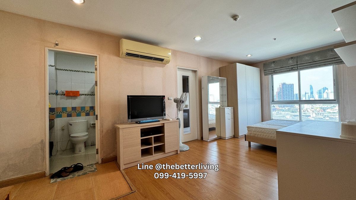 ขายคอนโดพระราม 3 สาธุประดิษฐ์ : ขาย คอนโดเลอริช พระราม 3 สาธุประดิษฐ์ ห้องสตูดิโอ 1 ห้องน้ำ ราคาถูก พร้อมอยู่