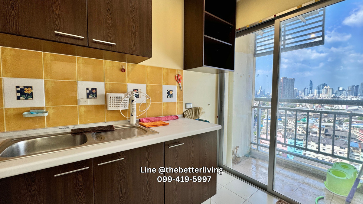 ขายคอนโดพระราม 3 สาธุประดิษฐ์ : ขาย คอนโดเลอริช พระราม 3 สาธุประดิษฐ์ ห้องสตูดิโอ 1 ห้องน้ำ ราคาถูก พร้อมอยู่