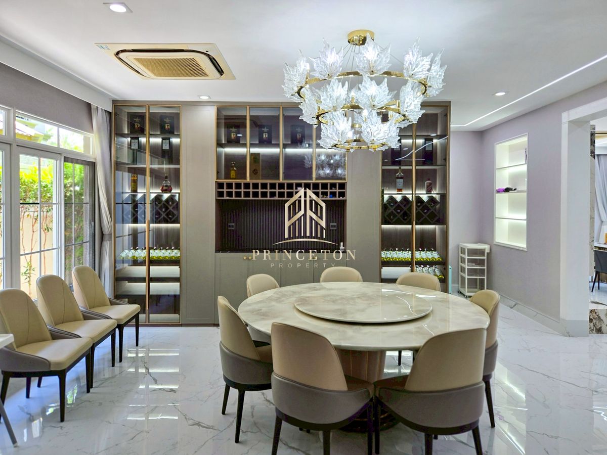 ขายบ้านบางนา แบริ่ง ลาซาล : ขายบ้านเดี่ยว นันทวัน บางนา กม.7 บ้าน size L หน้าสวน 📞092-4252445 Nantawan Bangna Km.7