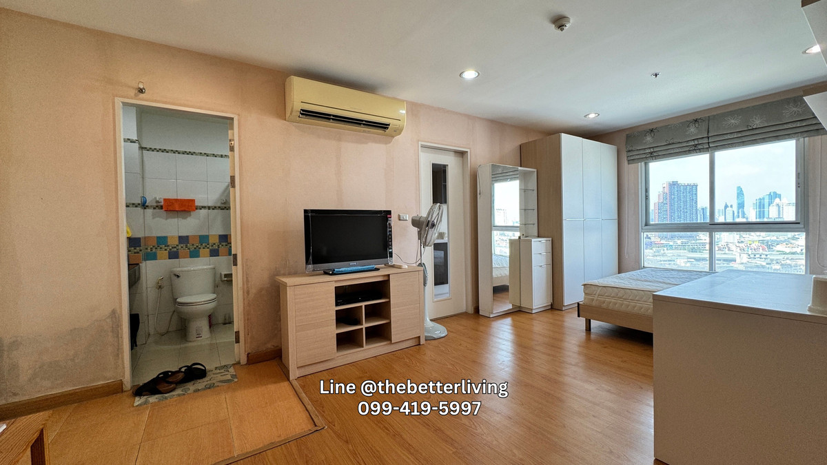 ขายคอนโดพระราม 3 สาธุประดิษฐ์ : ขาย คอนโดเลอริช พระราม 3 สาธุประดิษฐ์ ห้องสตูดิโอ 1 ห้องน้ำ ราคาถูก พร้อมอยู่