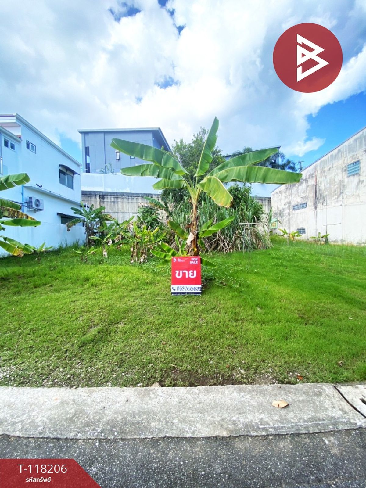 For SaleLandKrabi : Land for sale in an area of 39.3 square wah, Chan Khankun Road, Krabi City, Krabi