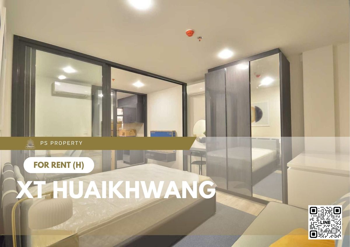 ให้เช่าคอนโดรัชดา ห้วยขวาง : ให้เช่า 📍 XT HUAIKHWANG 📍 เฟอร์นิเจอร์ และ เครื่องใช้ไฟฟ้าครบ ใกล้ BTS ห้วยขวาง