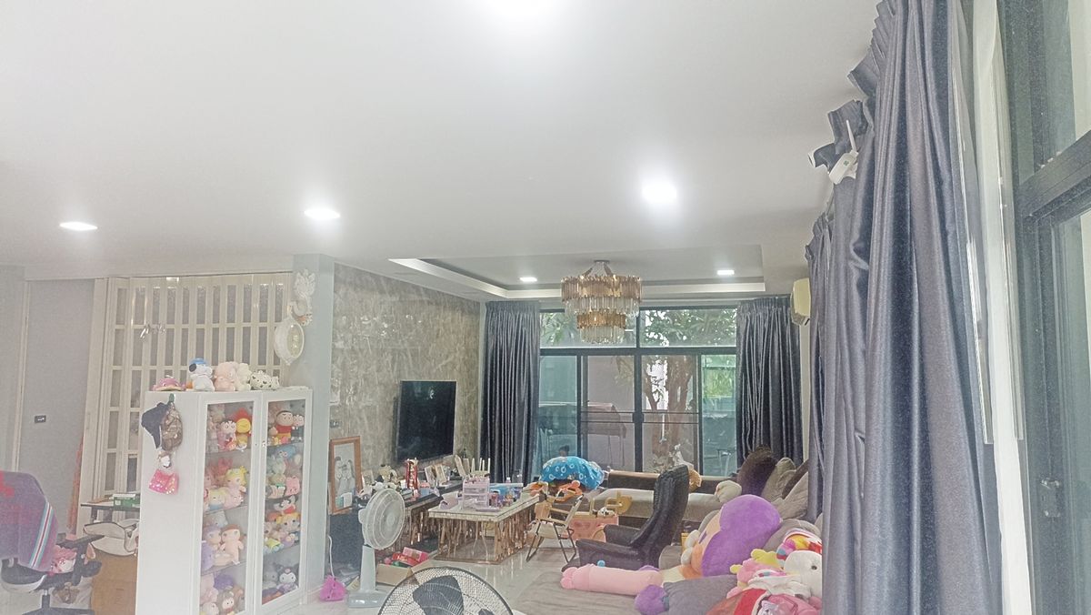 For SaleLandRamkhamhaeng, Hua Mak : Single house, ready to move in, 100 sq m., Nawamin 24, well decorated