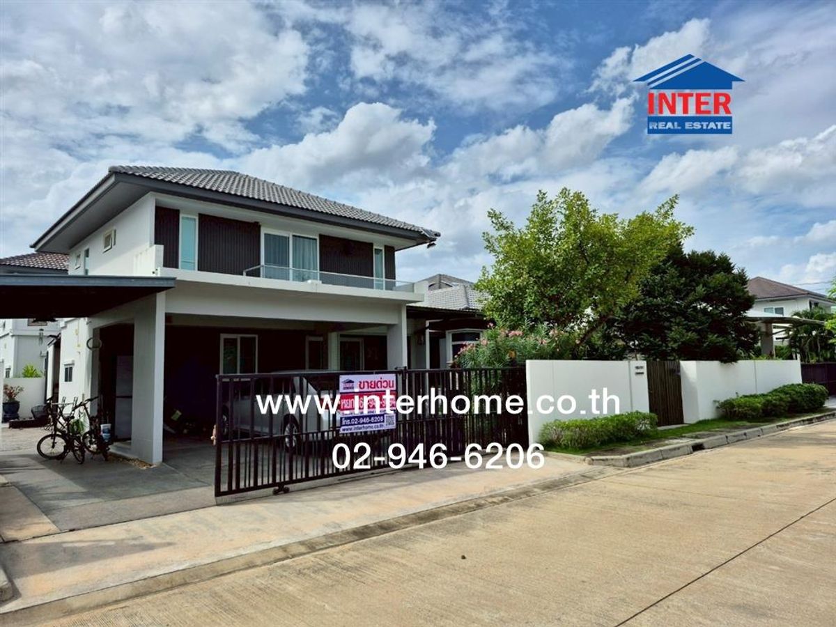 ขายบ้านเอกชัย บางบอน : บ้านเดี่ยว 2 ชั้น 103.5 ตร.ว. หมู่บ้านมัณฑนา วงแหวน-บางบอน ถนนบางบอน4 ถนนกาญจนาภิเษก เขตบางบอน กรุงเทพมหานคร