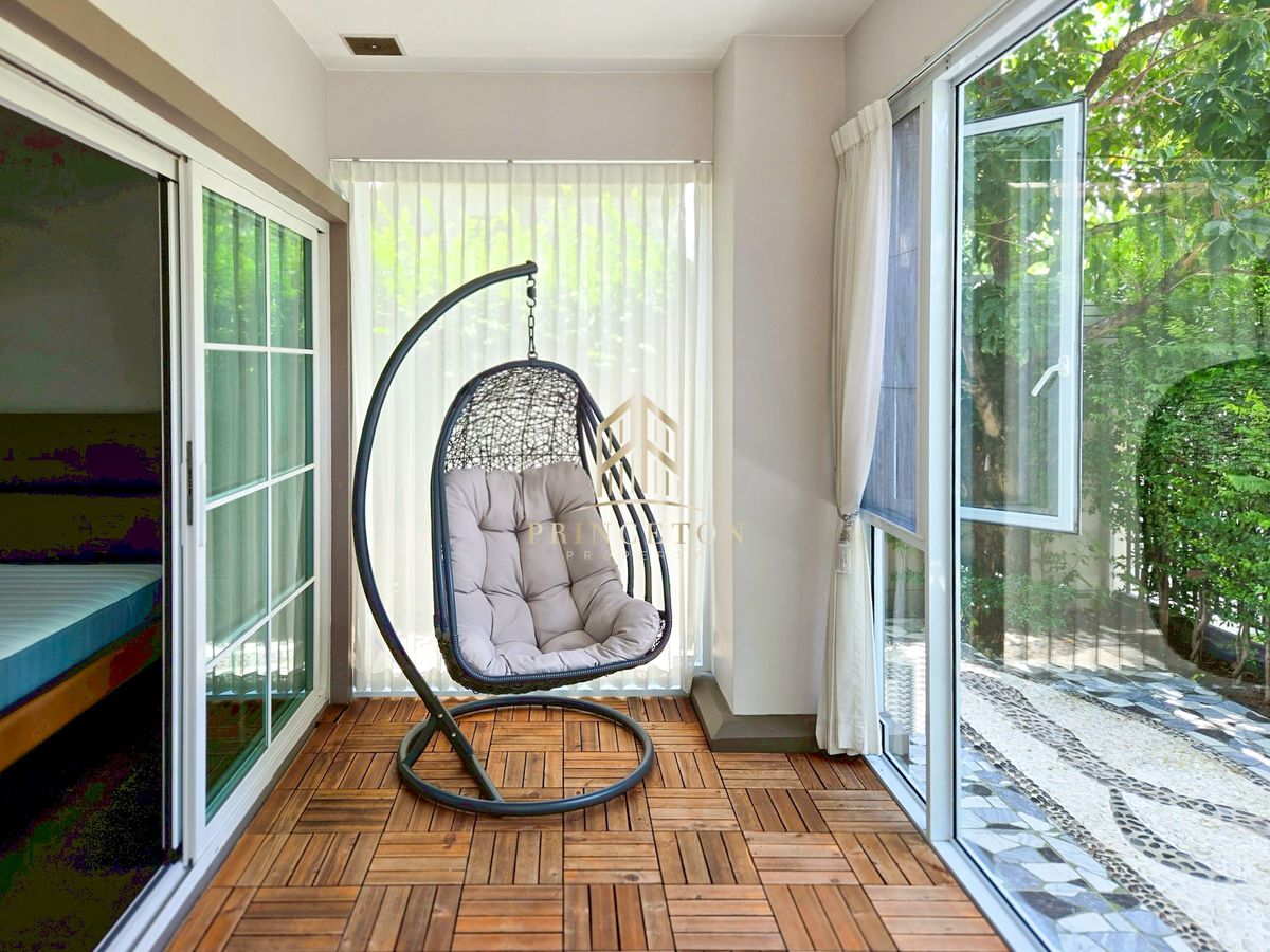 ขายบ้านบางนา แบริ่ง ลาซาล : ขายบ้านเดี่ยว นันทวัน บางนา กม.7 บ้าน size L หน้าสวน 📞092-4252445 Nantawan Bangna Km.7