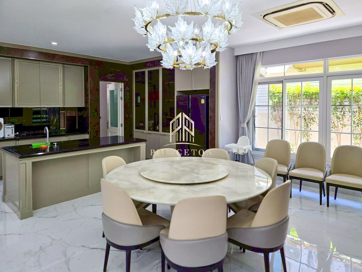 ขายบ้านบางนา แบริ่ง ลาซาล : ขายบ้านเดี่ยว นันทวัน บางนา กม.7 บ้าน size L หน้าสวน 📞092-4252445 Nantawan Bangna Km.7