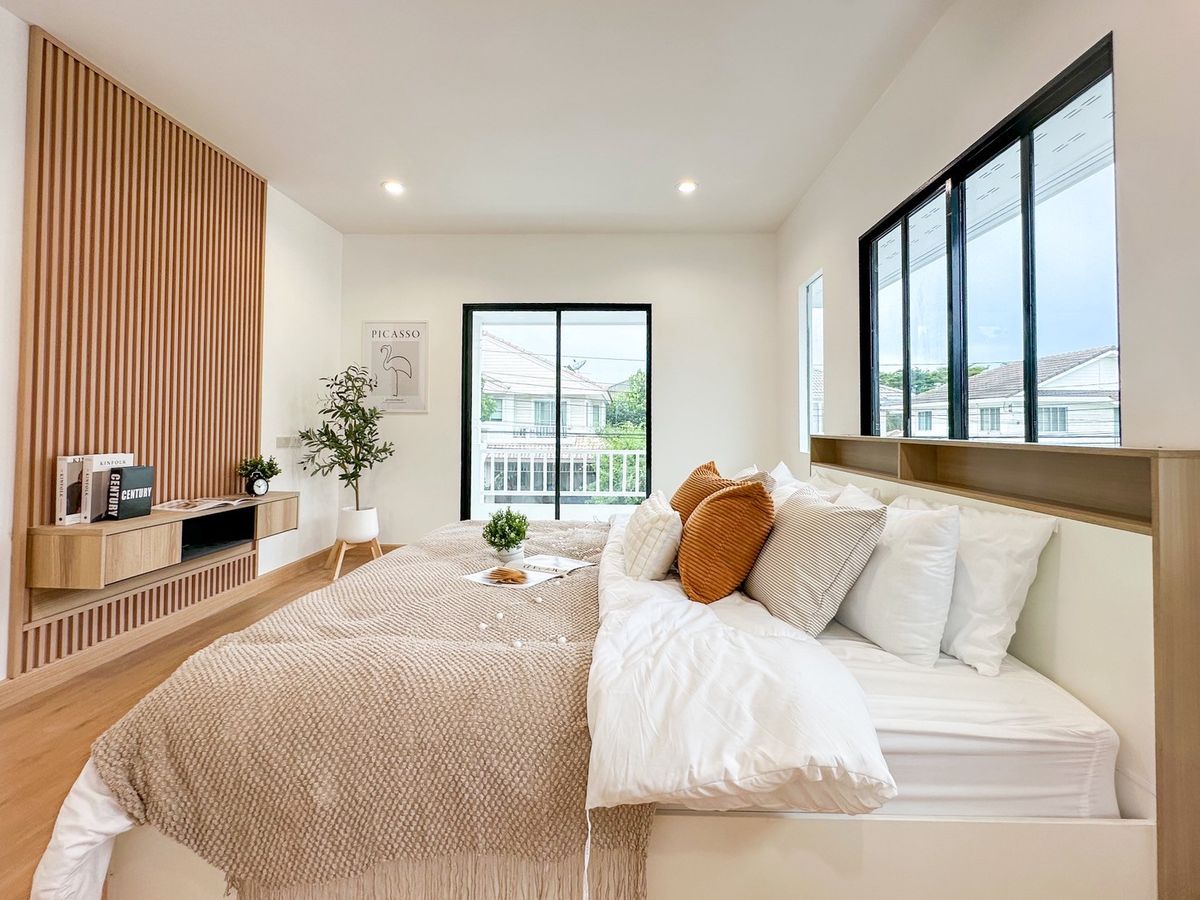 For SaleHouseRama 2, Bang Khun Thian : 🏡🌳 Detached house, Pruek Lada Tha Kham - Rama 2 - Golden location near the expressway! Add the room below, ready to use 🌳🏡