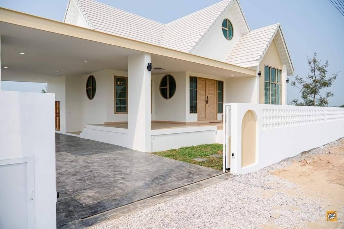 For SaleHousePhitsanulok : No more worth !! Detached house, new building, Muang District, Phitsanulok Province, 8 minutes to Central Installment, with 15 free items
