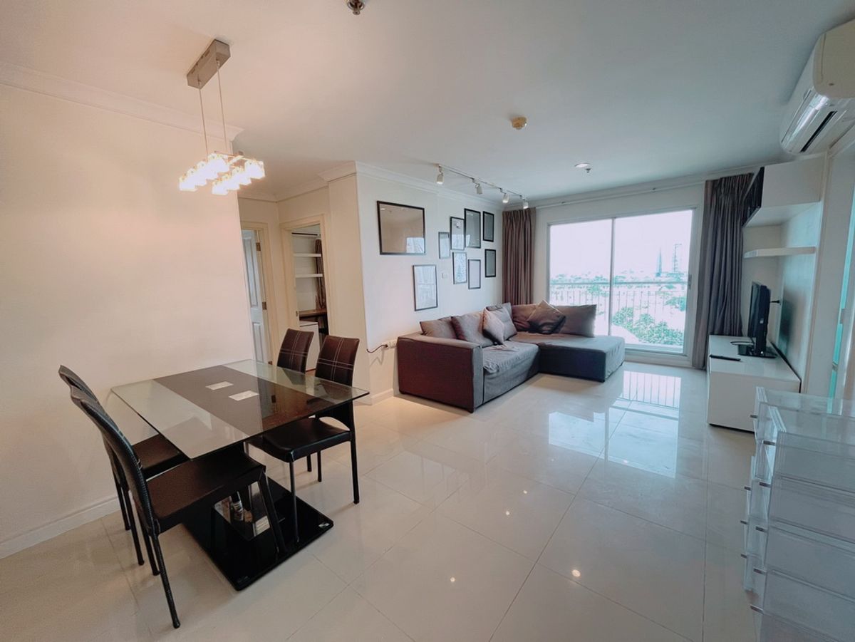 For RentCondoRama9, Petchburi, RCA : RENT !! Condo Lumpini Place, MRT Rama 9, 2 Beds, Tower B, Floor 15, 71 sq.m., 25,000 Baht