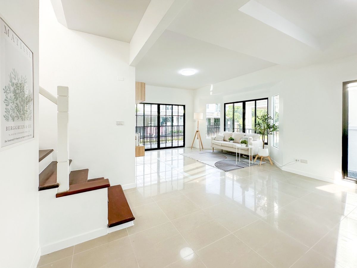 For SaleHouseRama 2, Bang Khun Thian : 🏡🌳 Detached house, Pruek Lada Tha Kham - Rama 2 - Golden location near the expressway! Add the room below, ready to use 🌳🏡