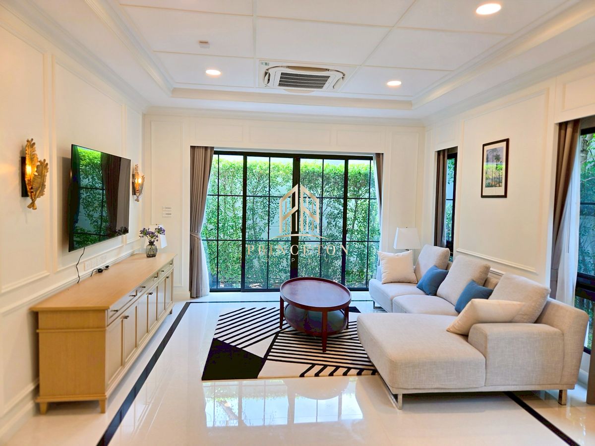 For RentHousePattanakan, Srinakarin : Luxury House For Rent Nantawan Rama 9 New Krungthep Kreetha 📞092-4252445