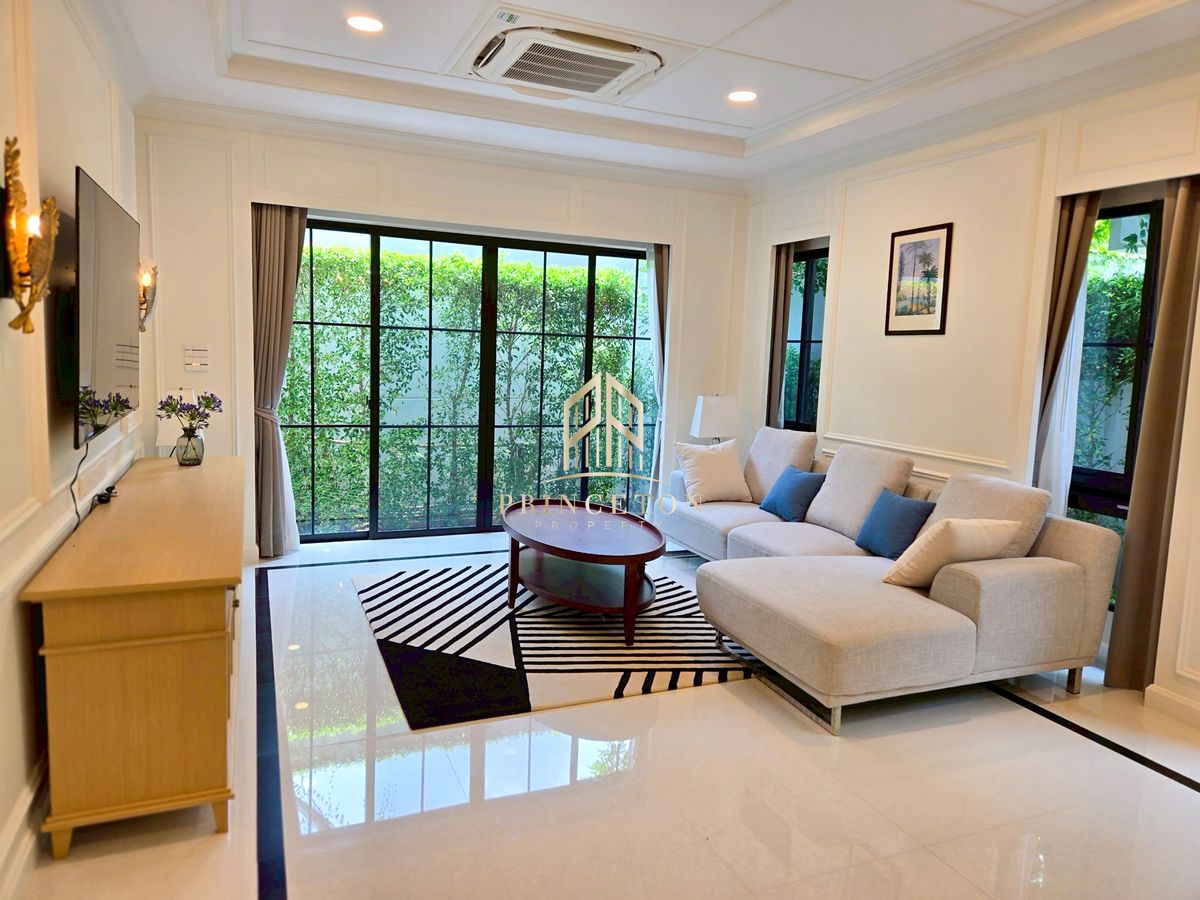 For RentHousePattanakan, Srinakarin : Luxury House For Rent Nantawan Rama 9 New Krungthep Kreetha 📞092-4252445