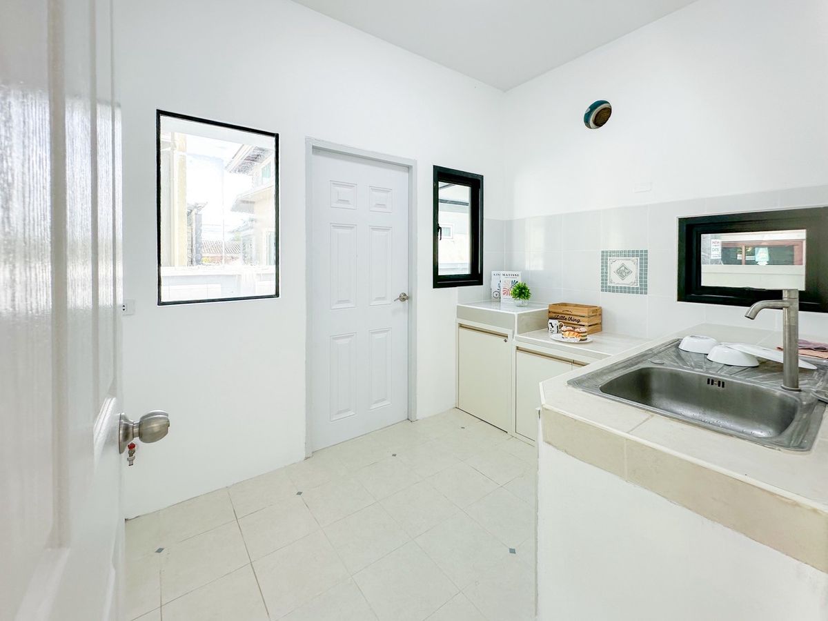 For SaleHouseRama 2, Bang Khun Thian : 🏡🌳 Detached house, Pruek Lada Tha Kham - Rama 2 - Golden location near the expressway! Add the room below, ready to use 🌳🏡