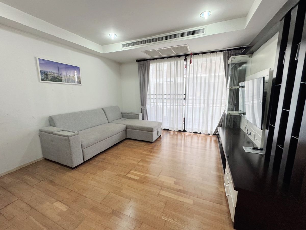 For RentCondoRatchadapisek, Huaikwang, Suttisan : RENT !! Condo Amanta Ratchada, MRT Thailand Cultural Centre, 2 Beds, Tower 3, Fl. 4, Area 85sq.m., Rent 30,000 Baht (Garden view)