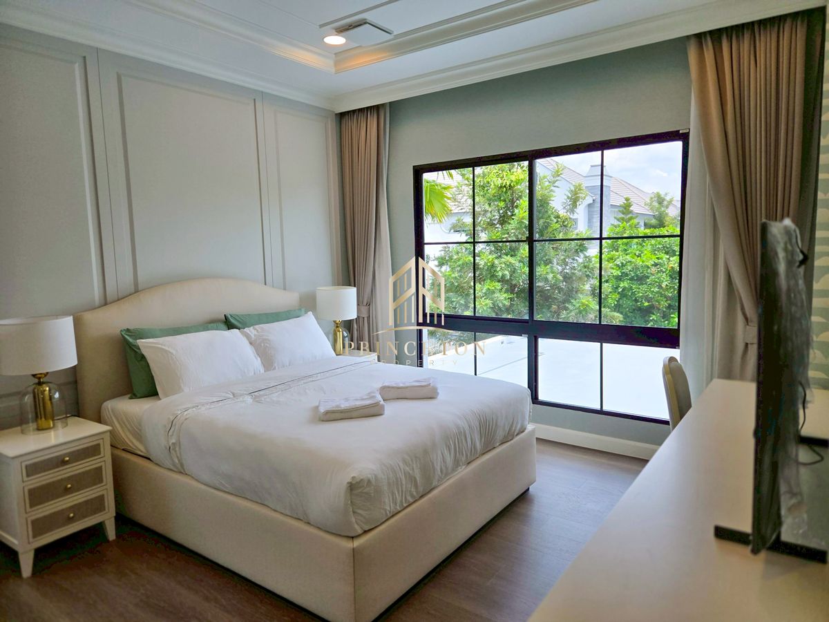 For RentHousePattanakan, Srinakarin : Luxury House For Rent Nantawan Rama 9 New Krungthep Kreetha 📞092-4252445