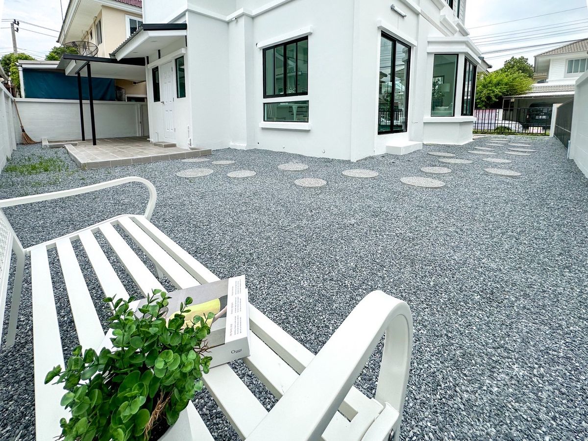 For SaleHouseRama 2, Bang Khun Thian : 🏡🌳 Detached house, Pruek Lada Tha Kham - Rama 2 - Golden location near the expressway! Add the room below, ready to use 🌳🏡