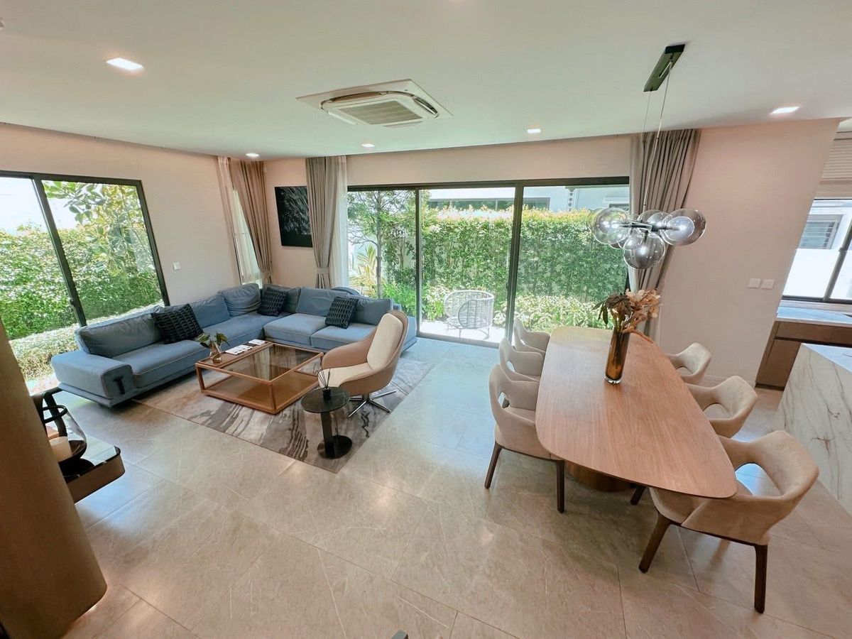ให้เช่าบ้านสมุทรปราการ สำโรง : 📣ให้เช่า 130,000 บาท หมู่บ้านมัณฑนา กม.15  แต่งเต็ม Fully Furnished หิ้วกระเป๋าเข้าอยู่ได้เลย
